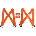 Carrying Straps Moving 2 People Lifting System Shoulder Safe Equipment Qme Orange