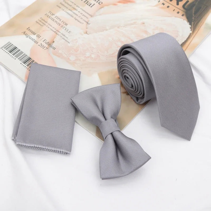 Paisley Men's Casual Bowtie Tie Skinny Polyester Necktie Pocket Qme A25 China Mainland