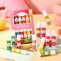 Lipstick Fruity Nourishing Lip Care 24-Hour Long-term Moisturizing Qme 12pcs