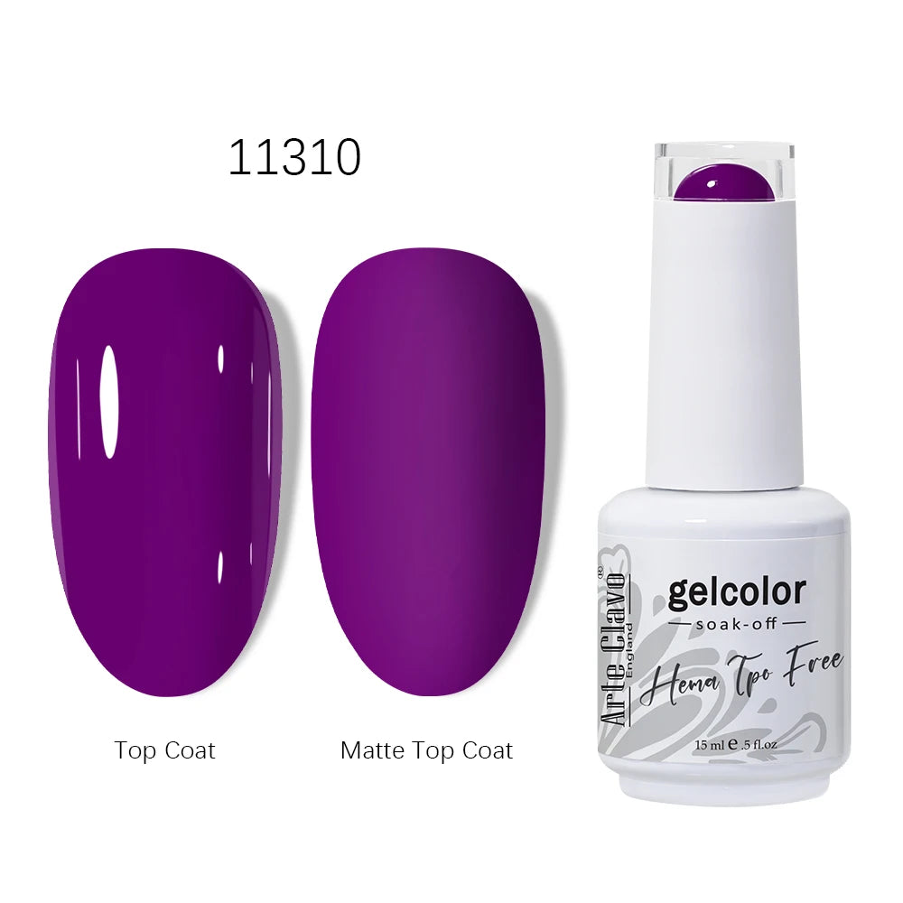 Arte Clavo Red Series Gel HEMA TPO Nail Polish Winter Dark Art