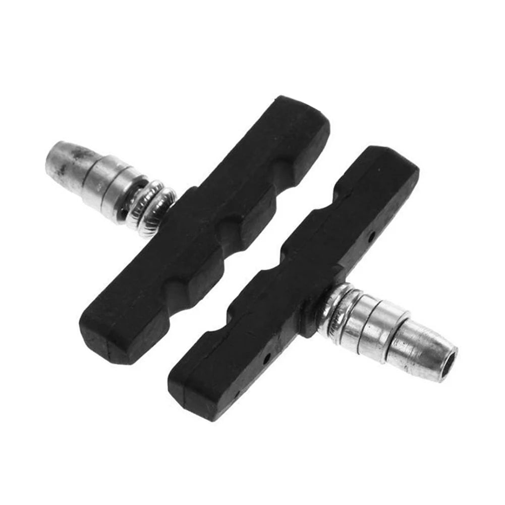 1-5PCS Durable Bicycle Silent Brake Pads V Brake Holder Rubber Blocks for Long-Lasting Performance Cycling Accessories Qme
