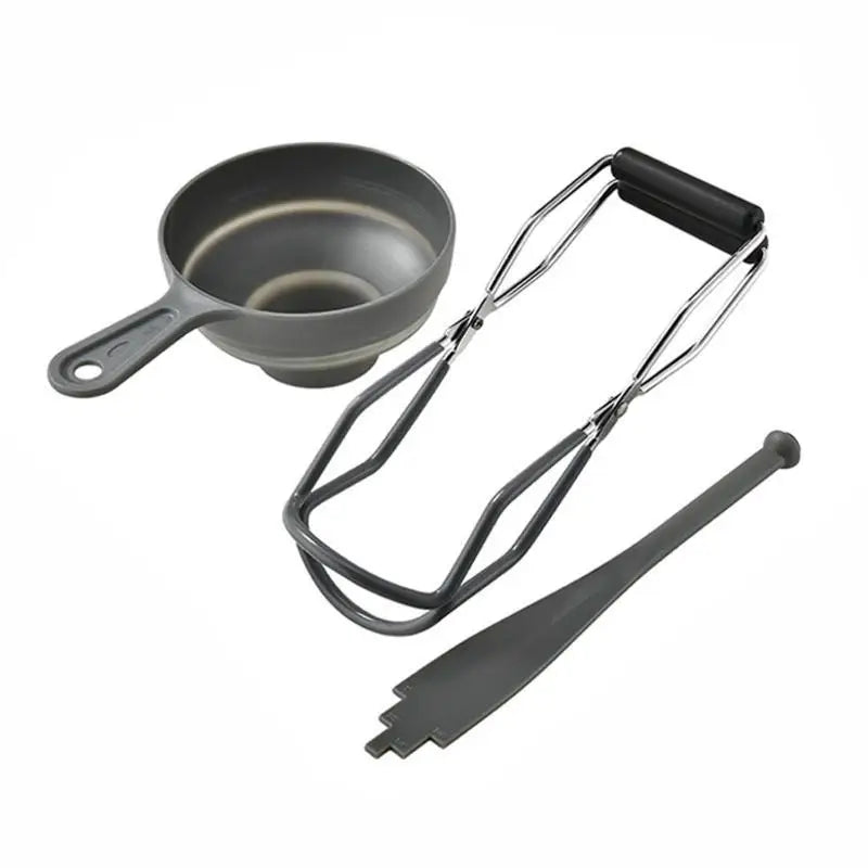 Canning Tool Anti Scald Jar Lifter Food Grade Funnel Home Kitchen Jam Qme Gray