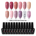 NAILCO Summer Macaroon Gel Nail Polish Semi Permanent UV Soak Off Art Qme NC-12H-ZH02