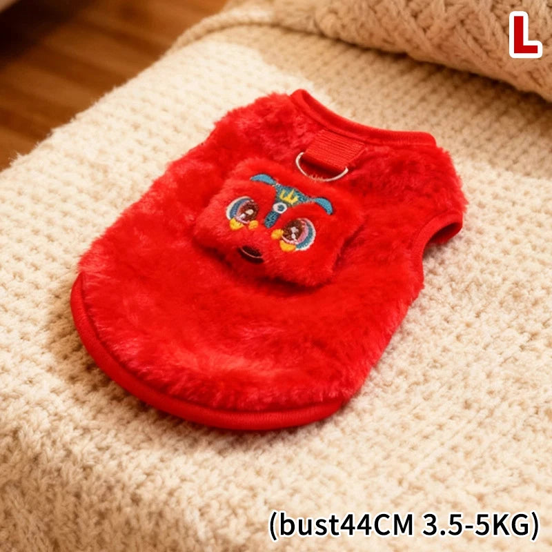 Anti-shedding Pet Sweater Coat Cats Dogs Comfortable Vests Small Qme D L
