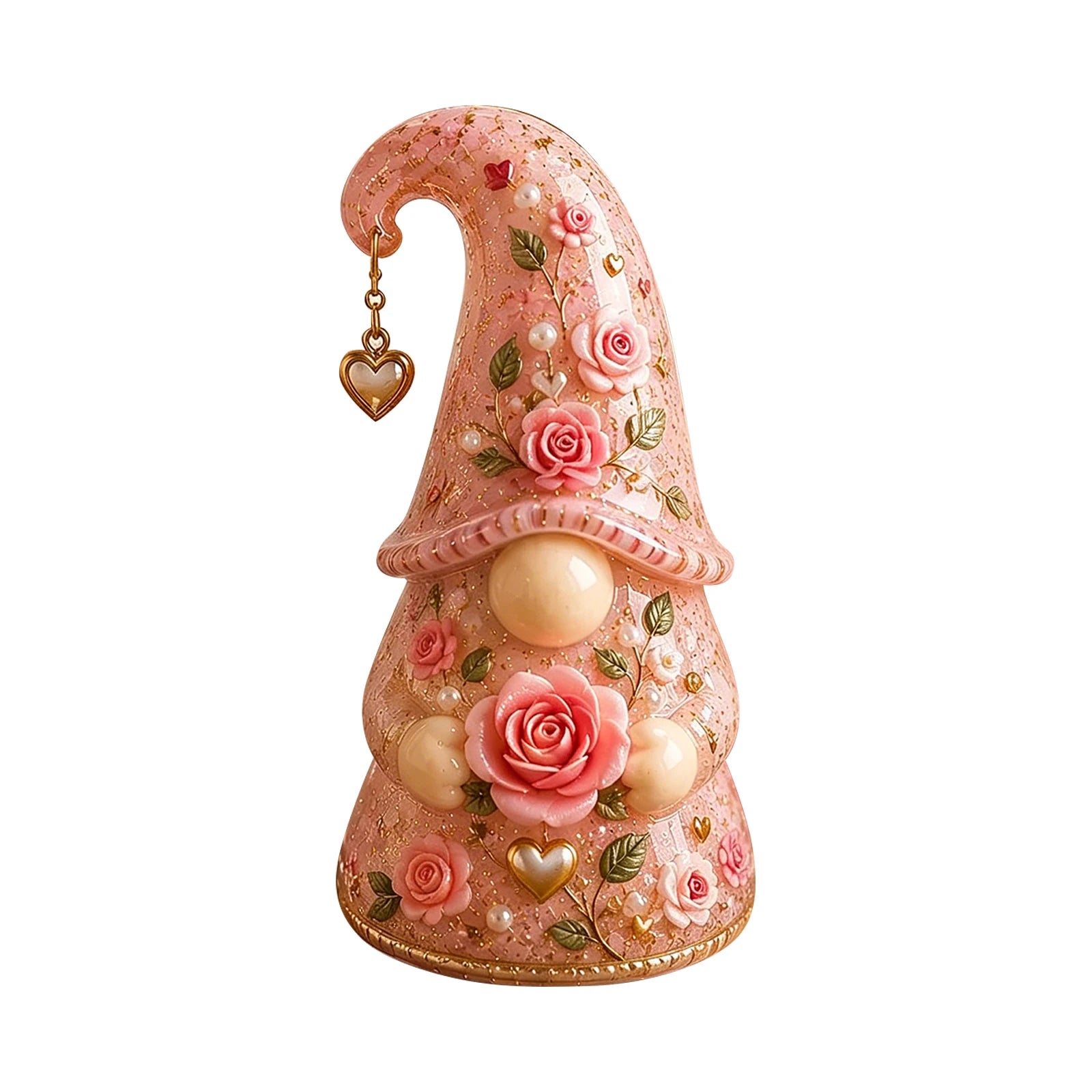 New Emotional Embrace Mini Resin Gnomes Statues Ornaments Cute Fairy Gnome Figurines for Miniature Garden Decor Holiday Gift Qme I One Size