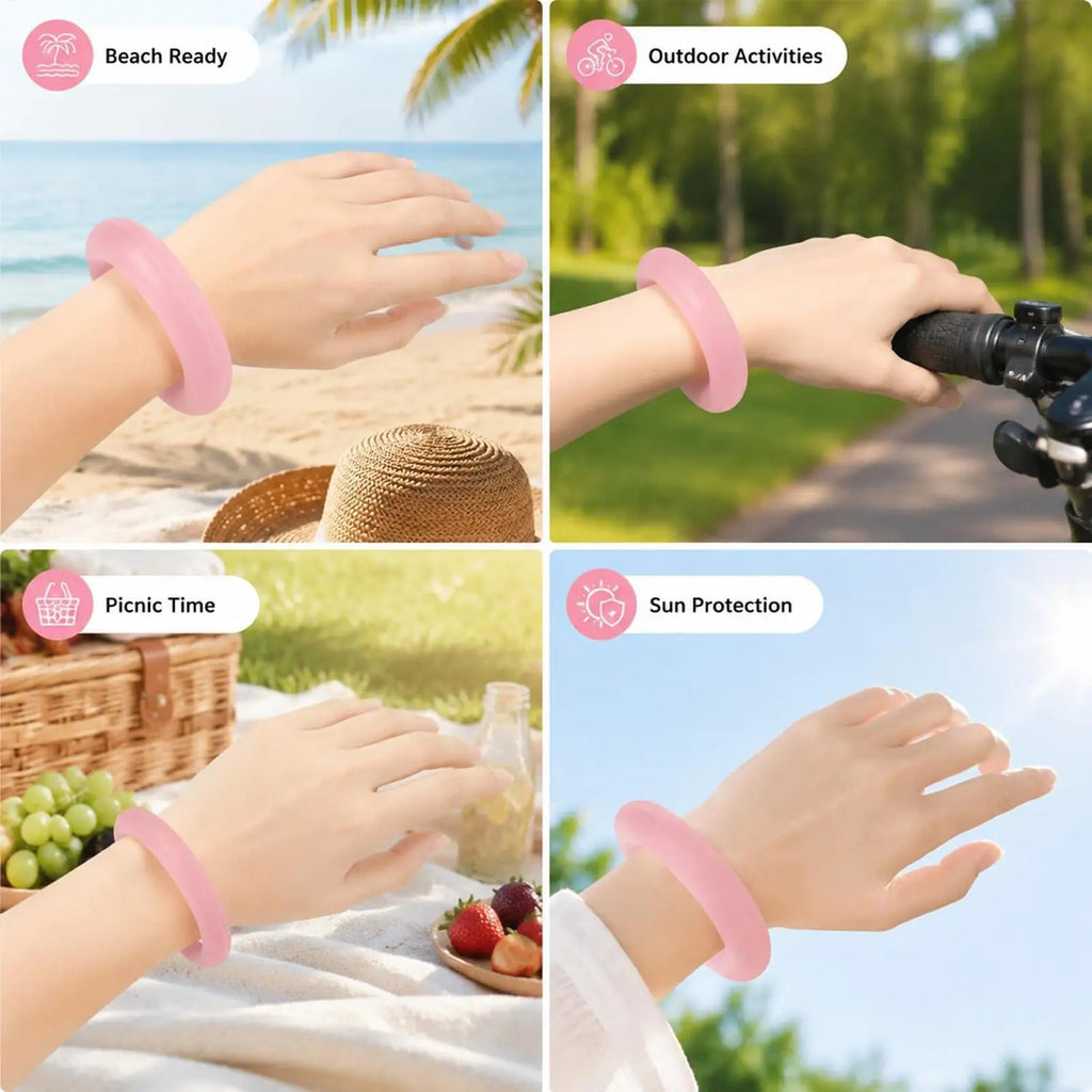 NEW Cooling Bracelet 3.94in Diameter Wearable Wristband Ring Wrist Pack Cooling Bracelet For Summer Outdoor Indoor Work Sports Qme