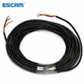 low voltage flexible copper conductor braided rvv wire cable 5M for Wired Video Door Phone Intercom Connect camera toMonitors Qme 5M
