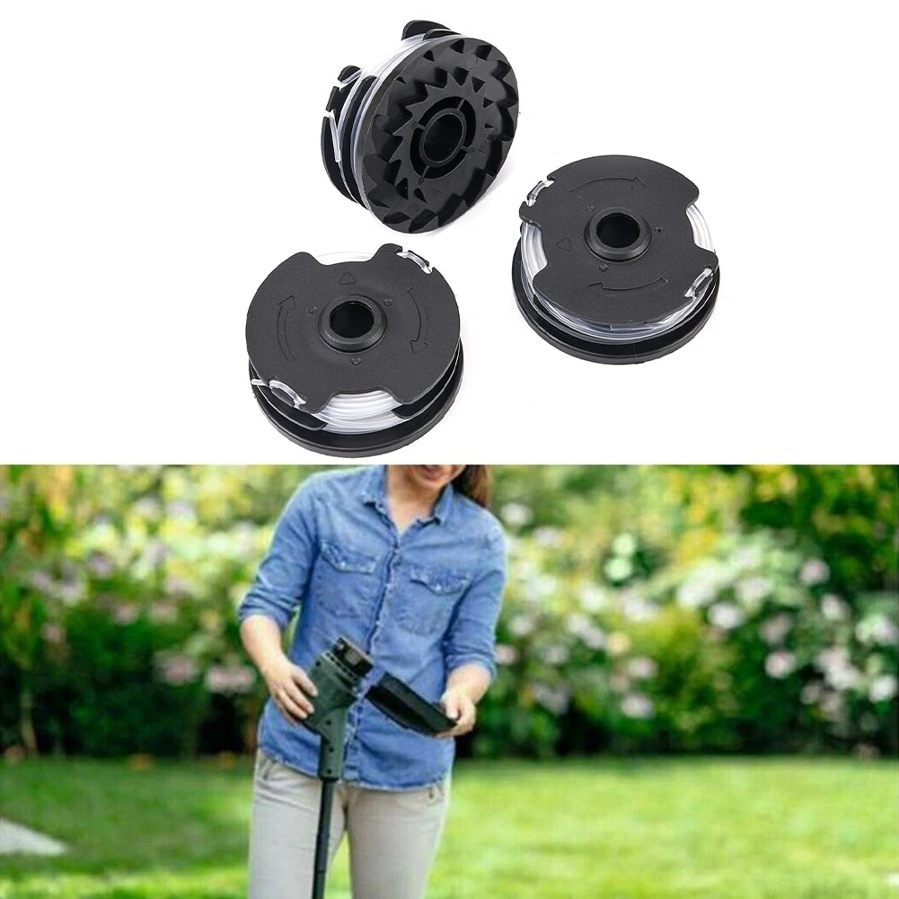 3Pcs Spool Replacement For Parkside Cordless Grass Trimmer PRTA 20-Li C3 IAN351753 Brushcutter Spools Garden Power Tool Part Qme