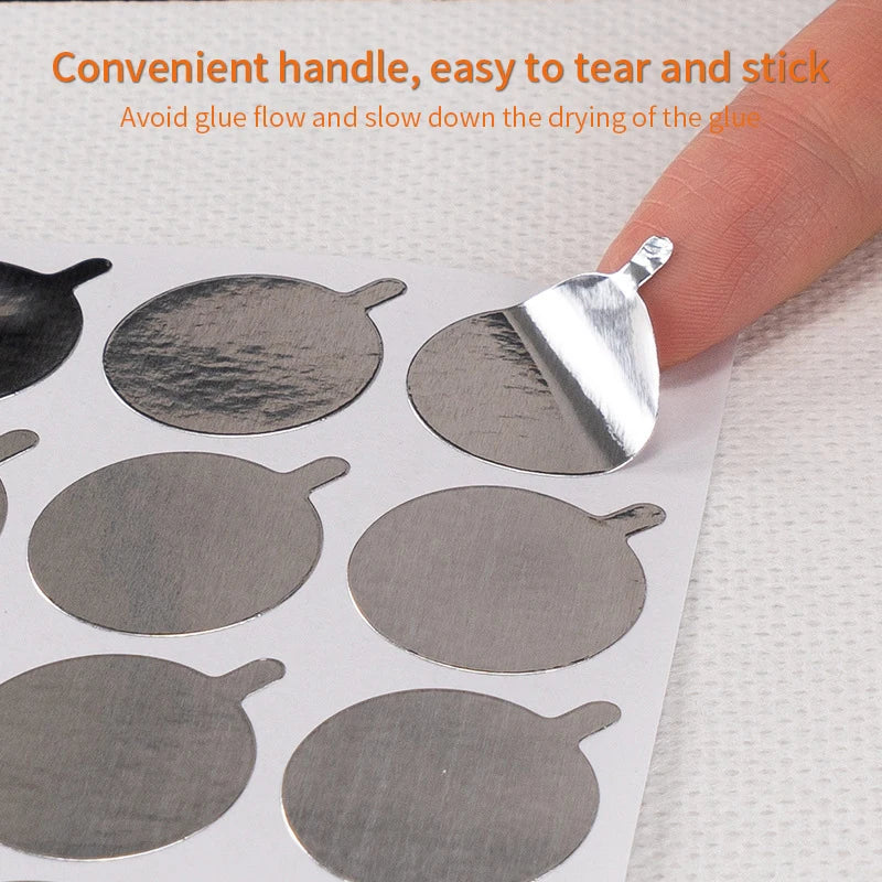 Disposable Eyelash Glue Holder Foil Pallet Extension Pads Lashes Qme