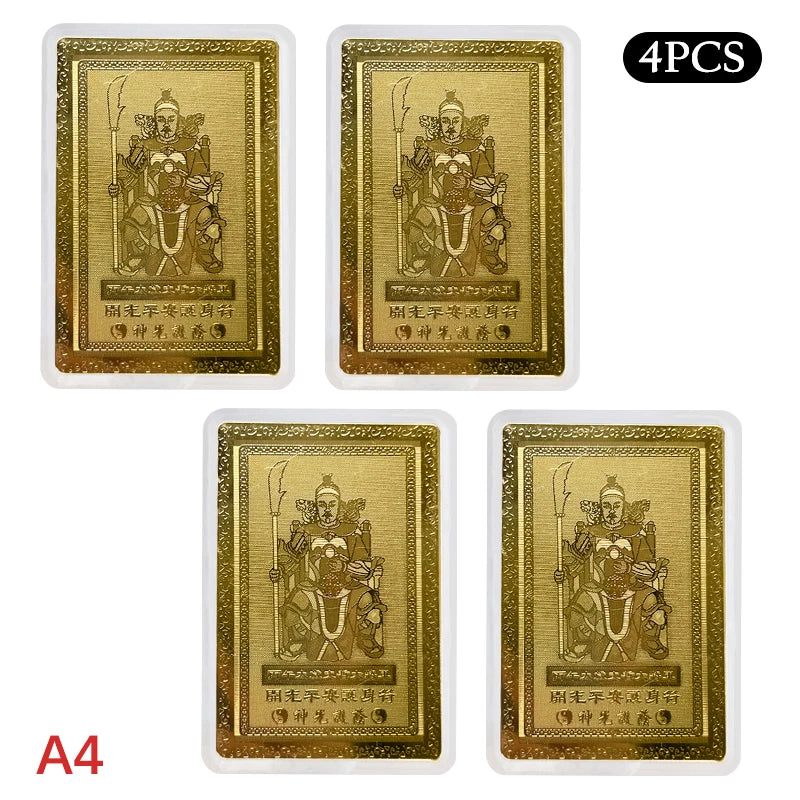 2026 Mini Tai Sui Card Horse Year Feng Shui Blessing Card Amulet Safety Health Wealth Portable Statue Protective Gift Home Decor Qme A4