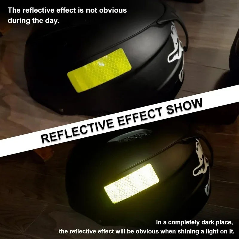 Nighttime safety warning reflective stickers, reflective stickers suitable for cars, motorcycles, etc., with reflective function Qme