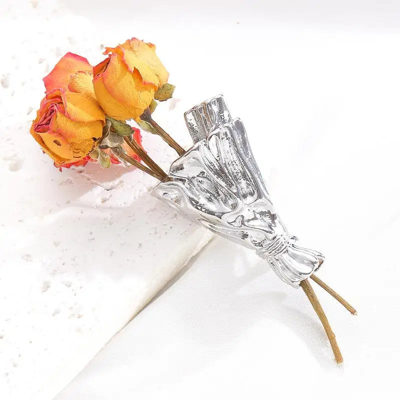 Mini Clothing Bouquet Clips Fashion DIY Wearable Accessories for School Events Handmade Craft Gifts 12 Pieces Qme