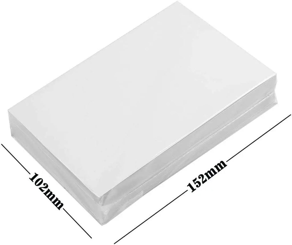 4'x 6' 4R High Glossy Photographic Paper Waterproof Professional Photo Paper Works with All Inkjet Printers 230g Qme