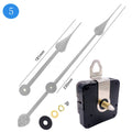 Replacement Clock Mechanism 50-60cm Clock Movement Easy To Use High Torque Long Hands Mechanism Replacement DIY Qme Silver 2