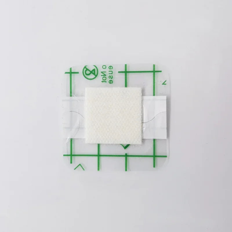 Square Shaped Waterproof Wound Dressing Plaster Bandages Skin Patch Transparent PU Band Aid Medical Strips Qme