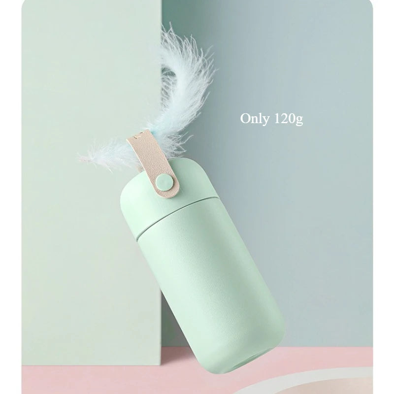 Macaron Palette Mini Pocket Thermos Cup Qme