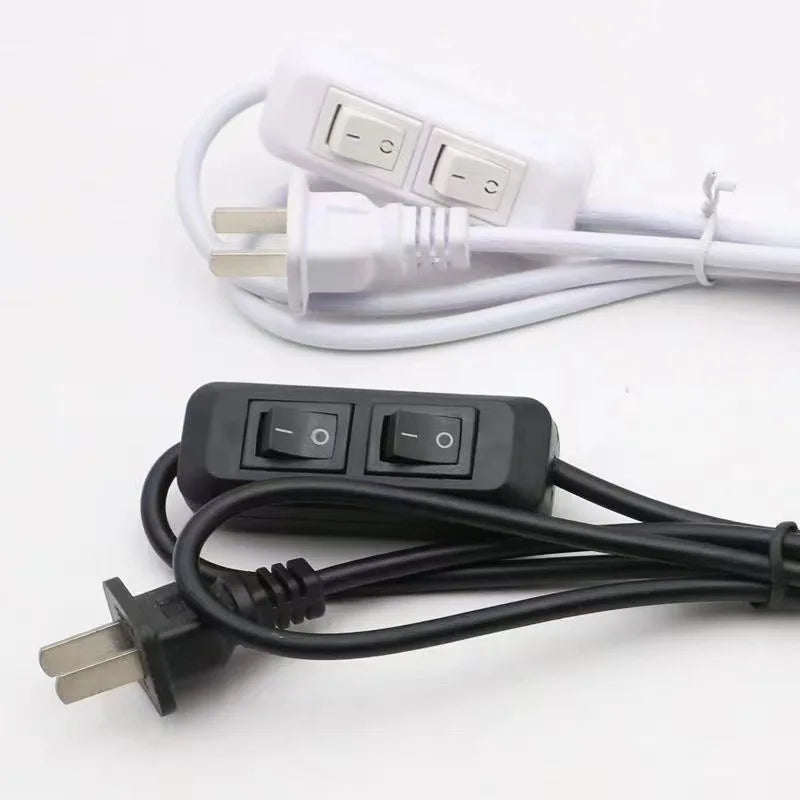 10pcs 220V dual control switch, USB 5V dual switch, floor lamp, ambient lamp, power controller, desk lamp, 303 control switch Qme