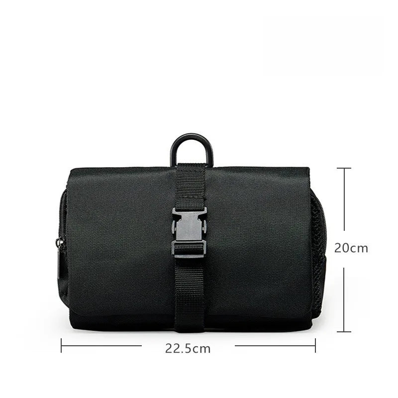 Large Capacity Japanese Folding Toiletry Bag Hook Travel Toiletries Qme