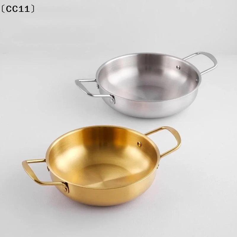 Stainless Steel Dry Pot Instant Noodle Lamian Noodles Seafood Golden Qme