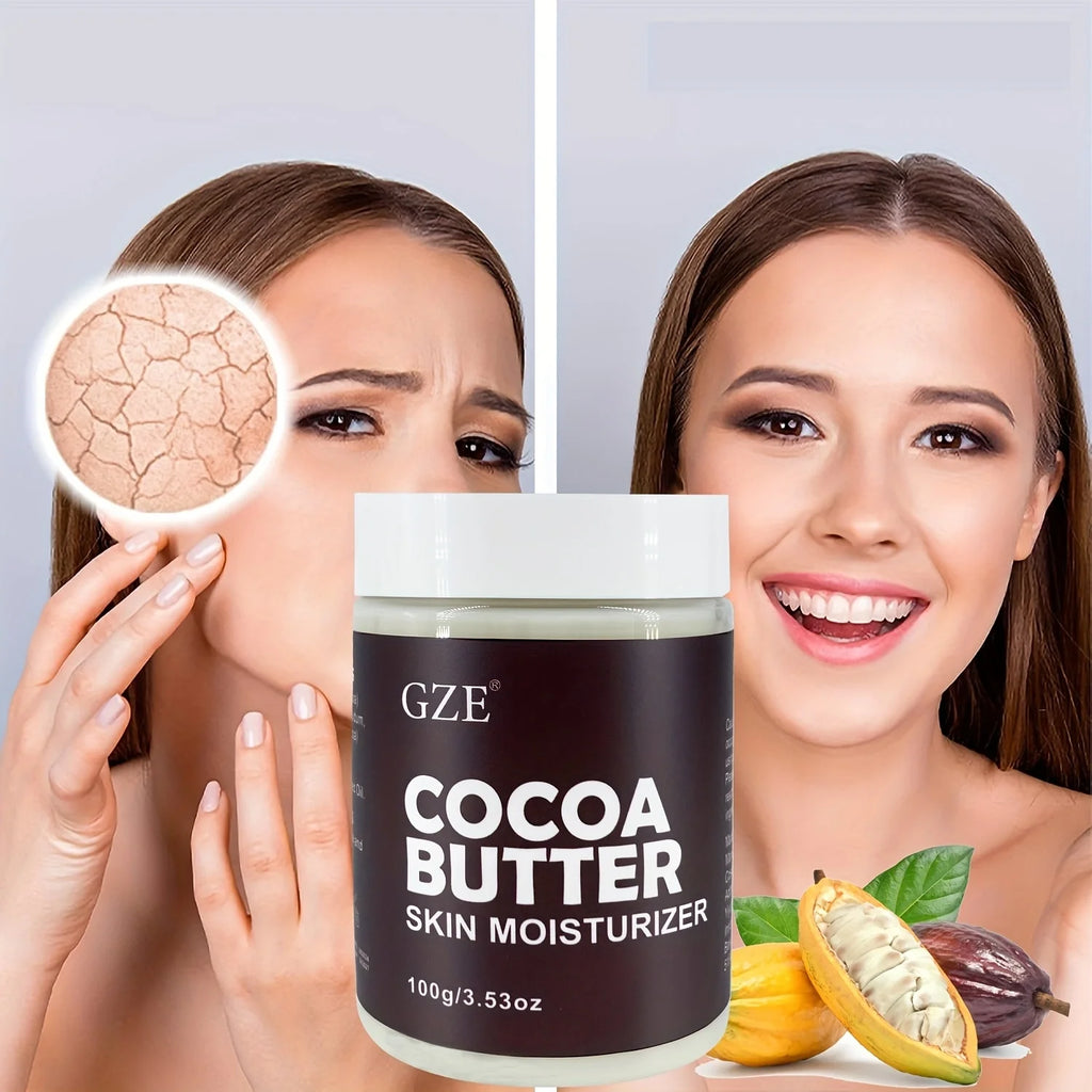 Pamper Your Skin with Cocoa Butter Moisturizer - Nourishing and Hydrating Formula for Smooth and Glowing Skin Qme