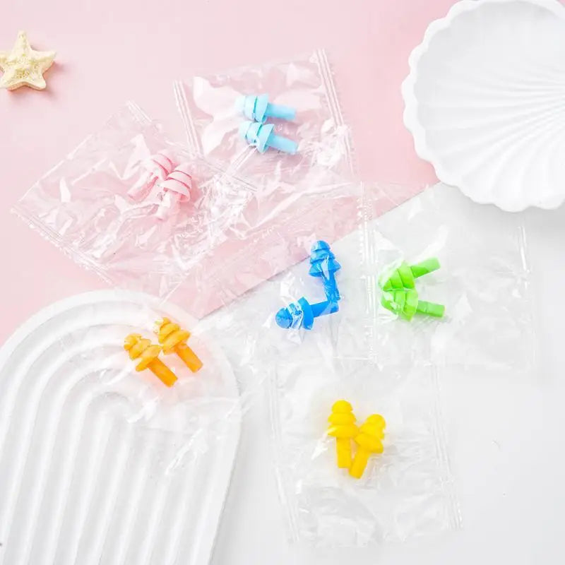 Soft Foam Earplugs 38dB Noise Cancelling 10 Pairs Multicolor Qme