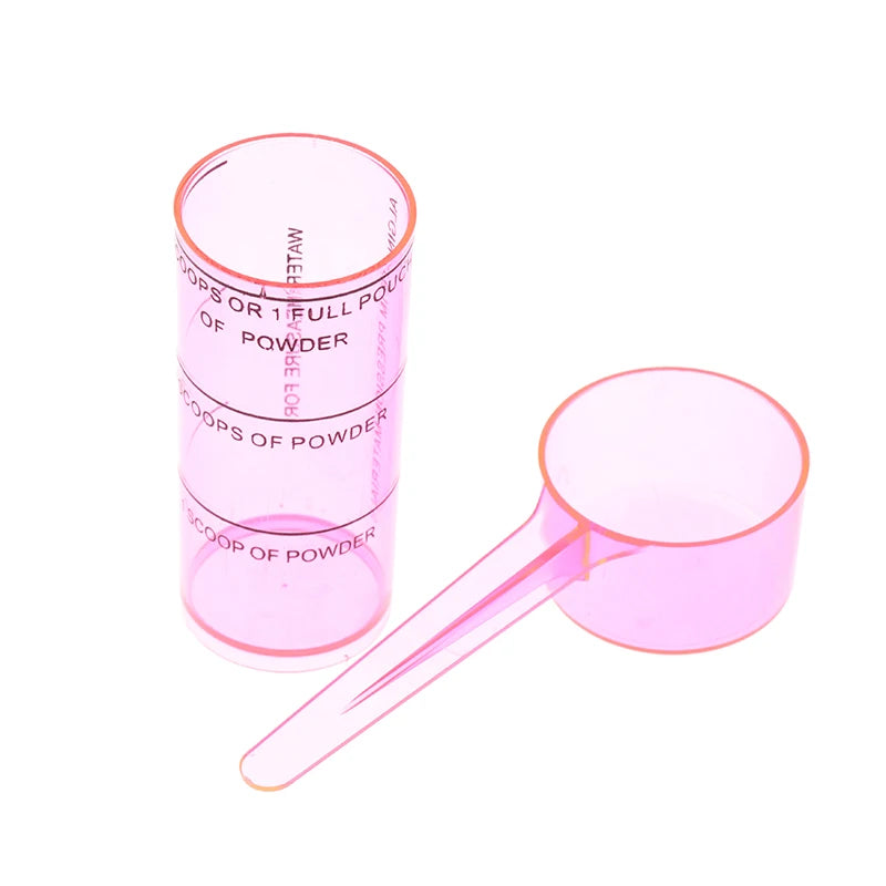 Plastic Dental Alginate Spoon Measuring Scoop Liquid Lab Oral Qme Pink