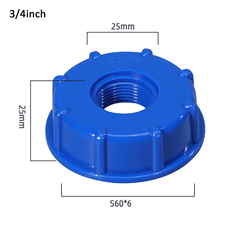 3 Garden Hose Gallon Water Tank Adapter S60x6 IBC Reducing Tote 1 Qme B
