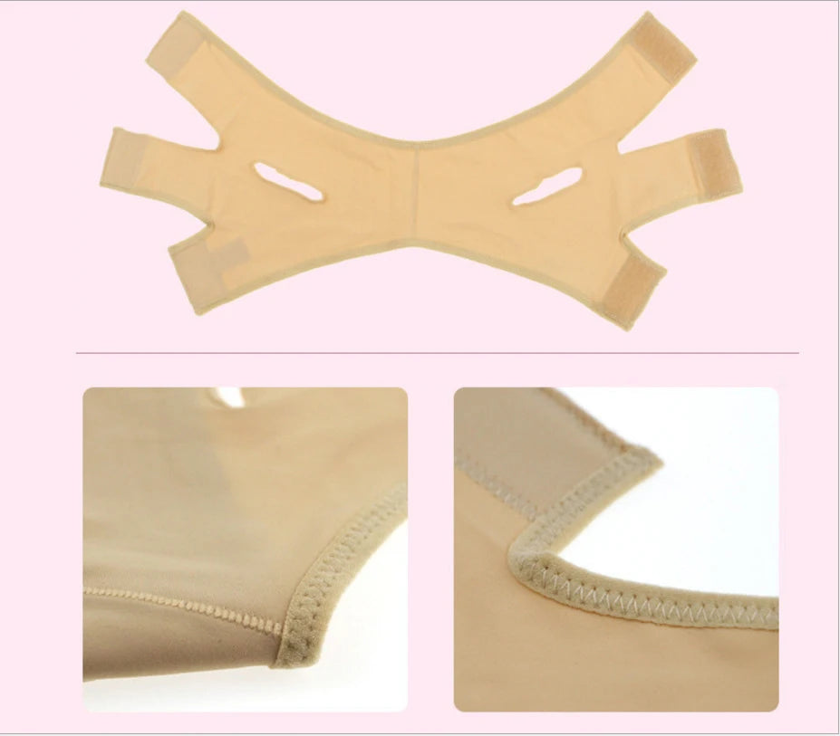 Elastic Face Slimming Bandage V Line Shaper Women Chin Cheek Lift Up Qme