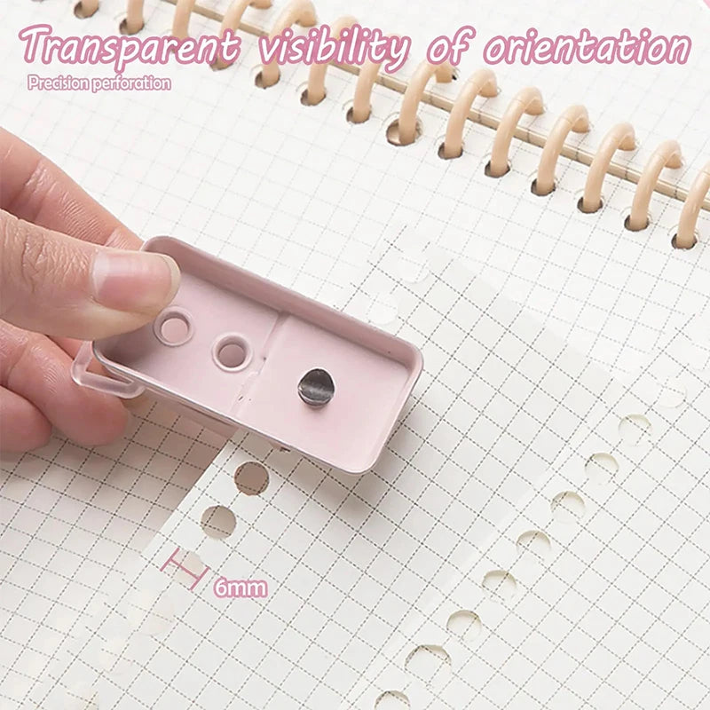 Mini Hole Punch 1 Cute Paper Portable Round Puncher Cutter Kawaii Qme
