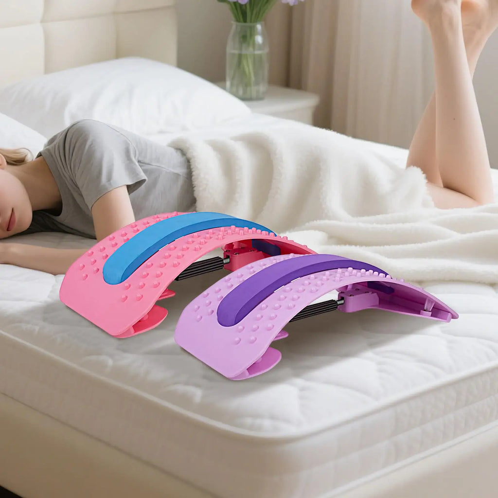 Lumbar Stretcher Waist Support Relieving Board Portable Post-workout Back Stretcher For Yoga Pilates Shoulder Neck Hip Calf Qme