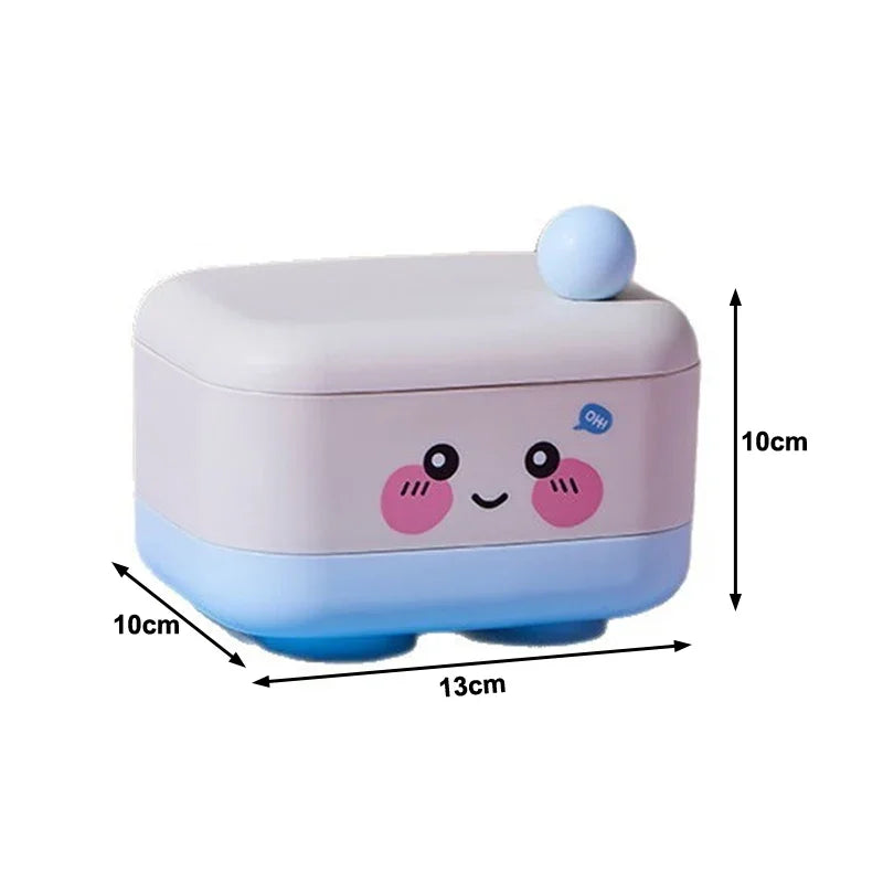 Soap Box With Lid, Drain, Travel Sealed Box, Home Student Dormitory, Large Portable Soap Rack With Lid Qme
