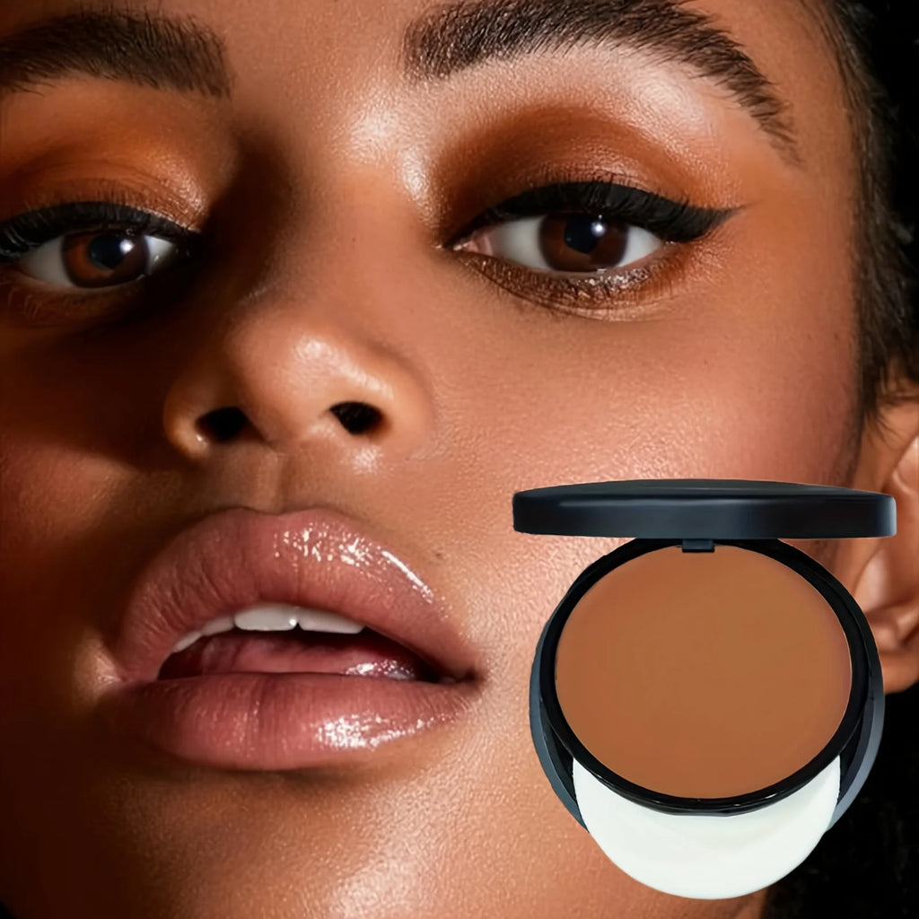 Oil-control Long-lasting Face Concealer Makeup Bronzer Powder Matte Qme
