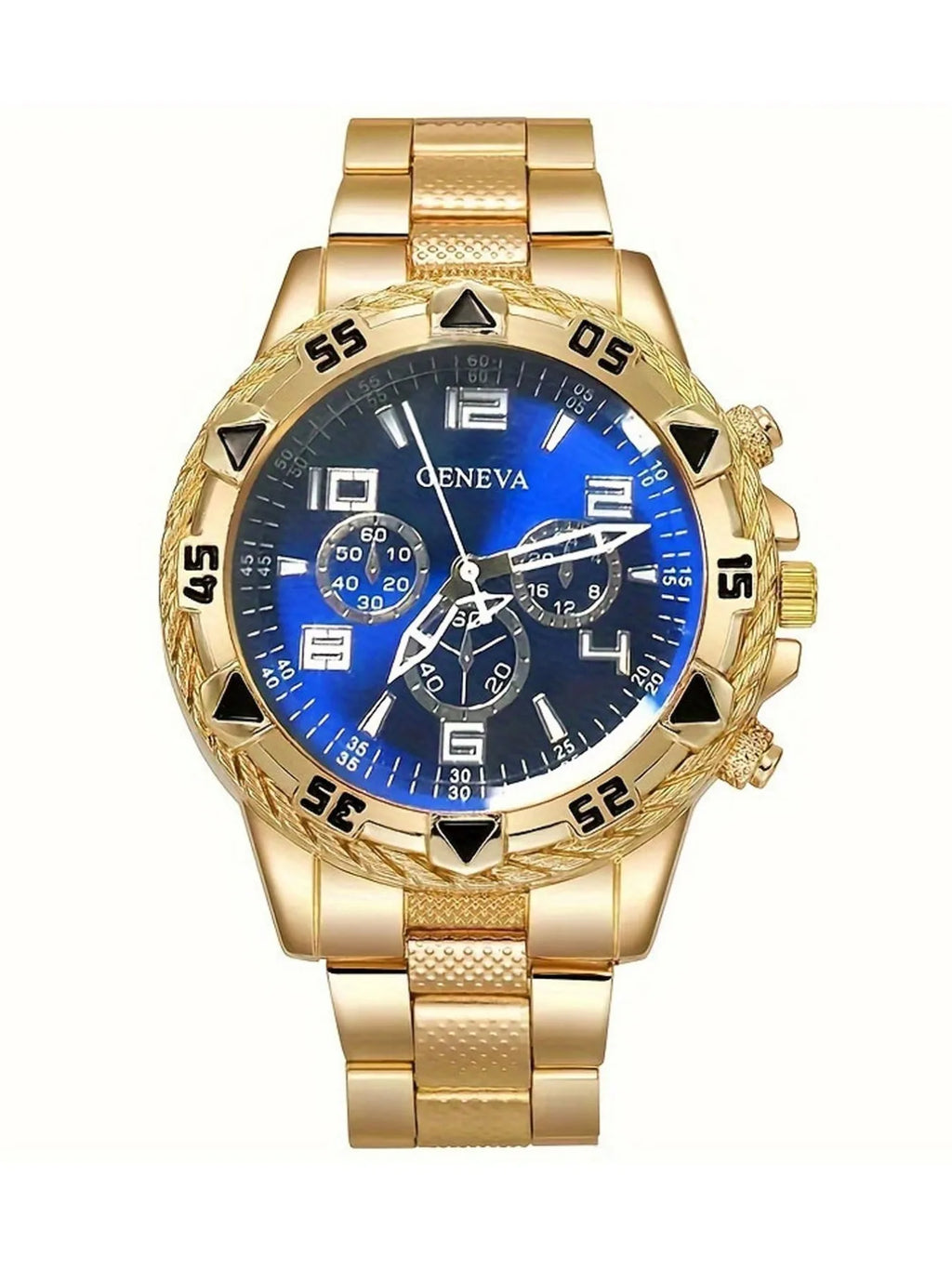 4-piece watch set, men's exquisite versatile watch, fashionable quartz watch, simple temperament watch set Qme