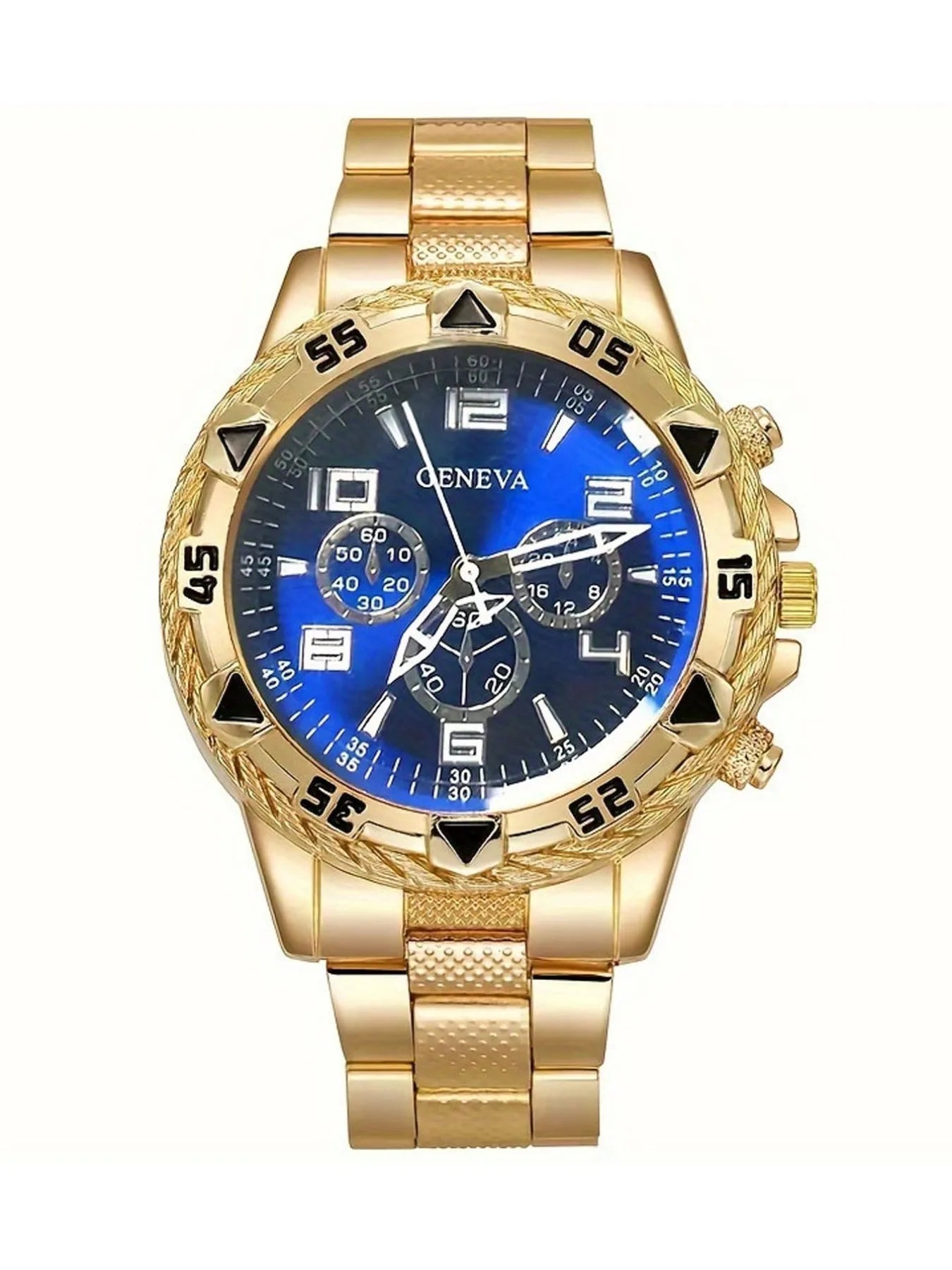 4-piece watch set, men's exquisite versatile watch, fashionable quartz watch, simple temperament watch set Qme
