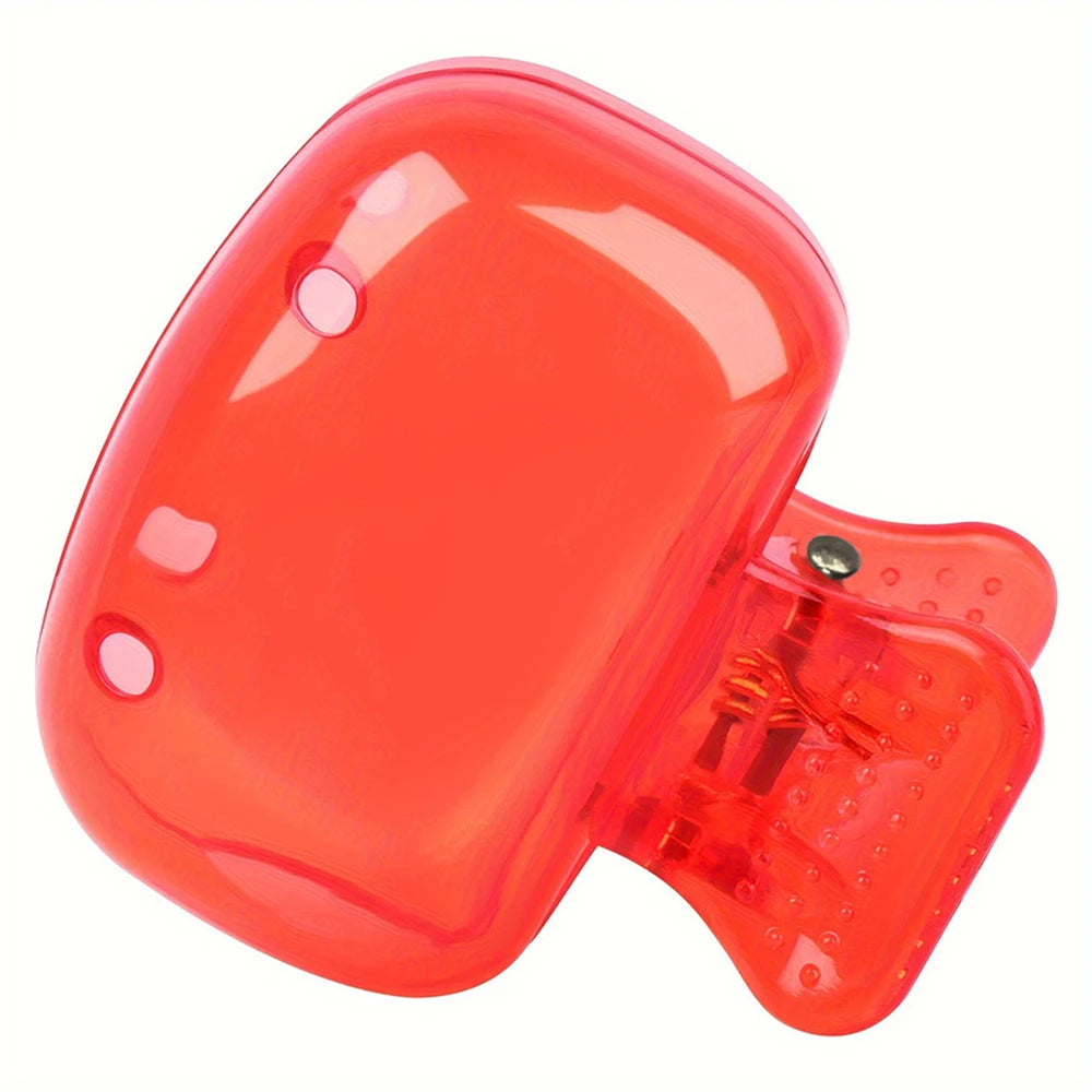 Travel Toothbrush Head Covers Toothbrush Protector Cap Brush Pod Case Protective Portable Plastic Clip For Household Travel Qme 1PCS Red