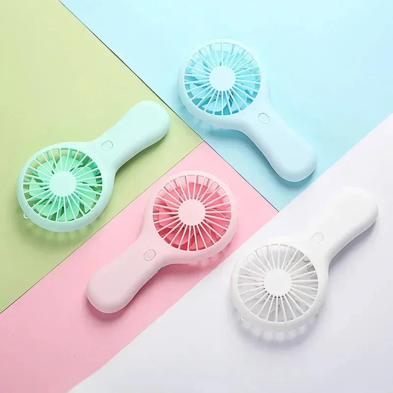 Handheld Mini Fan Portable USB Charging Convenient Creative Small Fans Catapult Pocket Hand-held Fan Qme