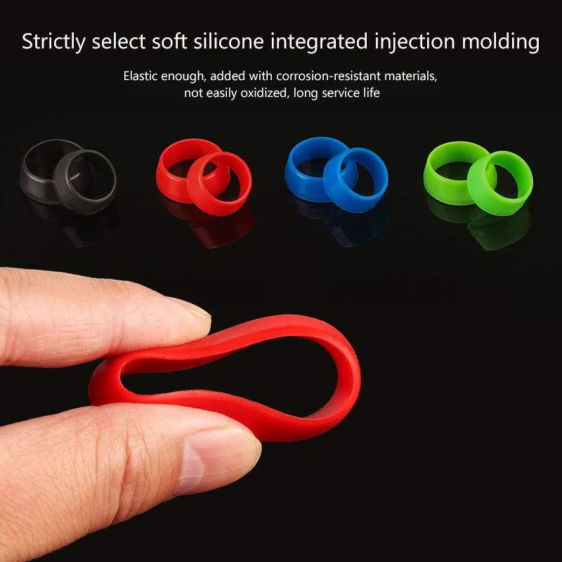Bicycle Silicone Waterproof Mountain Bike Seat Post Protection Rubber Qme