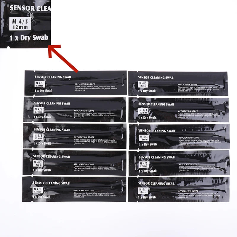 5 Cleaner Swab 12 16 CCD Sensor Camera Full-frame APS-C Sensors Qme 10PCS 12MM Dry