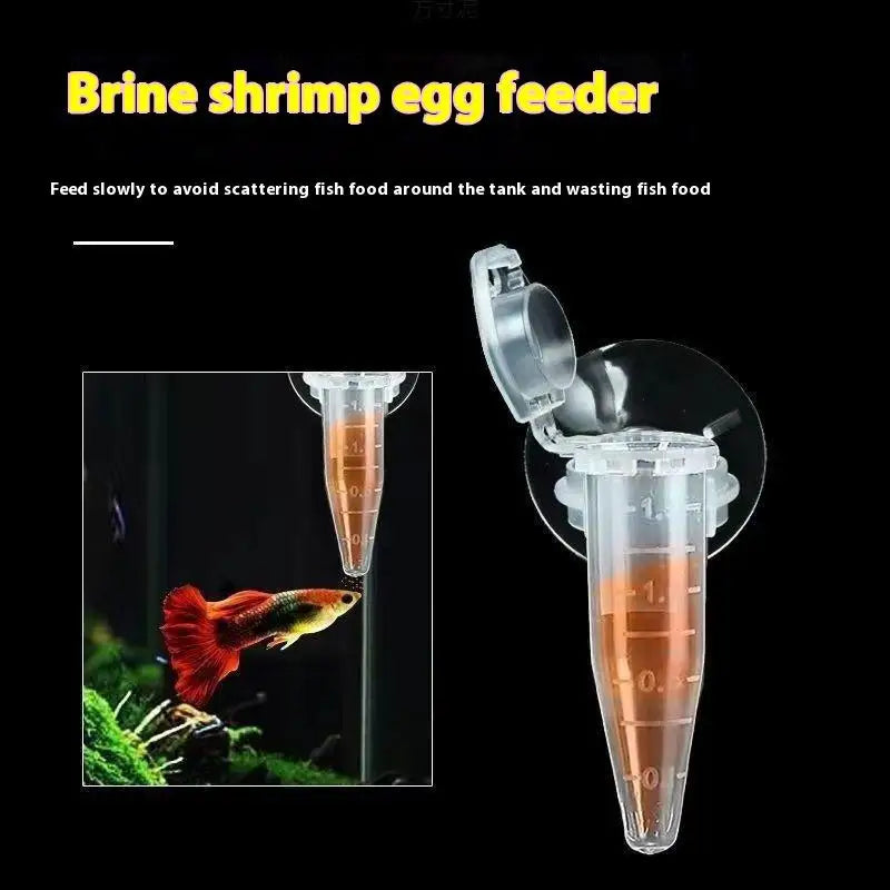 Ring Ornamental Tank Aquarium Accessories Suction Automatic Fish Qme