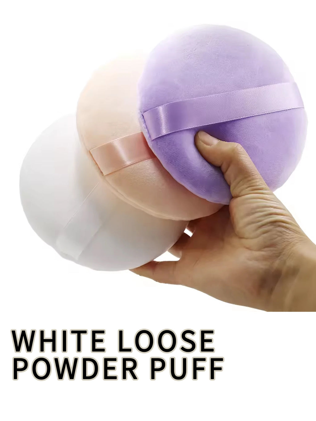 Large Loose Powder Puff Makeup Blender Soft Baby Talcum Puffs Tools Qme