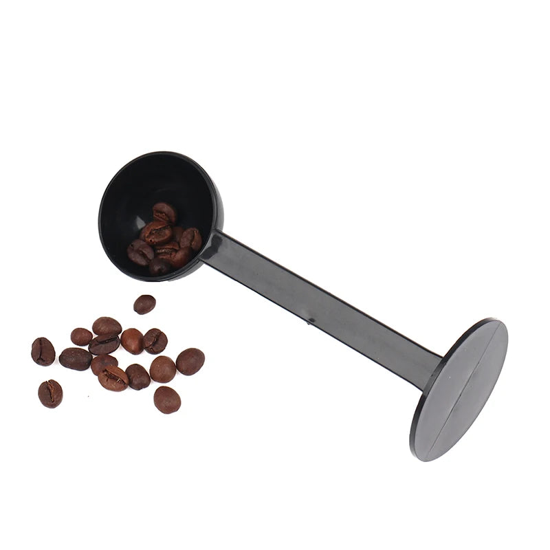 1Pc Tamping Scoop 2 in 1 for Coffee Powder Coffeeware Measuring Tamper Spoon Plastic. Qme