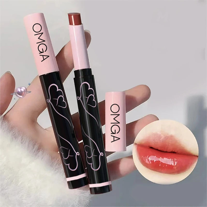 Solid Lip Gloss Long Lasting Non Stick Cup Long-lasting Lipstick Qme