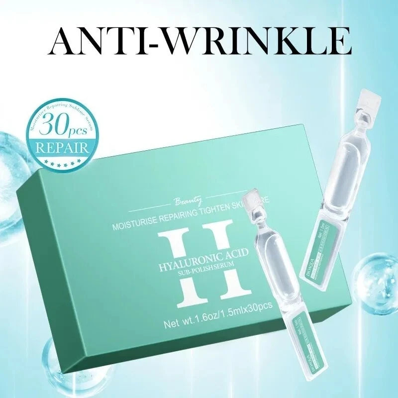 Box BIOAQUA Retinol Vitamin C Hyaluronic Acid Serum Face Moisturizing Qme Hyaluronic Acid