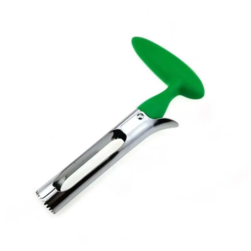 Stainless Steel Fruit Corer Serrated Edge Nonslip Handle Home Kitchen Qme one size C