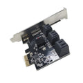 6-port SATA PCI-E Transfer SATA3.0 Expansion Card 6-port 6G Transfer Card Pcie To SATA Expansion Qme black