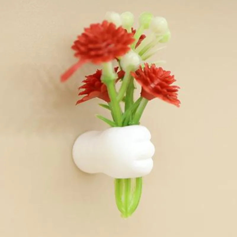 1 12 Dollhouse Miniature Handheld Flower Model Wall Hanging Qme