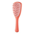 Shampoo Comb Coarse Teeth Long-handle Silicone Massage Tool Fluffy Qme Watermelon red