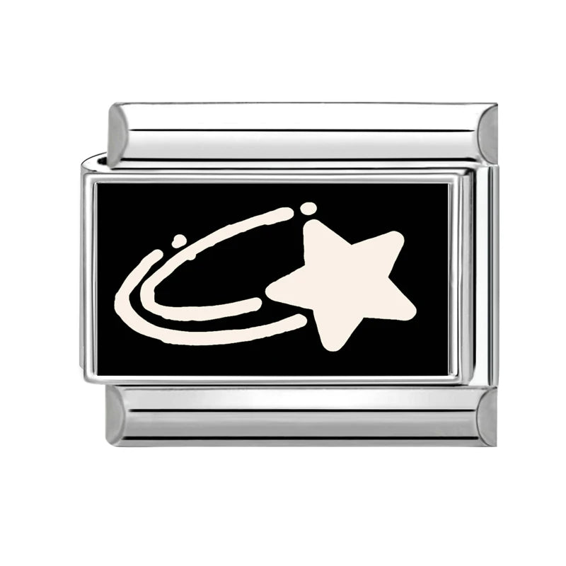 2026 Wholesale Cute LOVE Black Series Charm Bracelet Fit Stainless