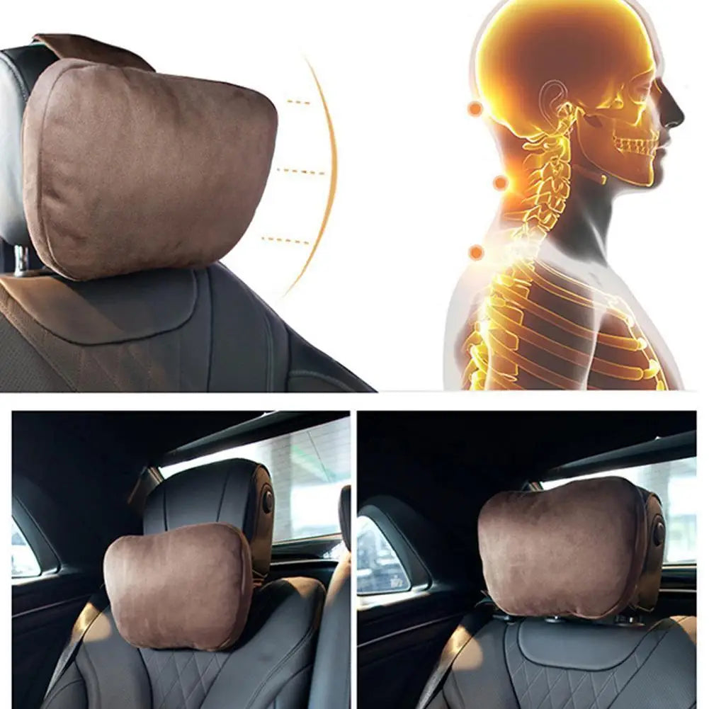Ultra Soft Car Headrest Design Luxury Pillow Pillows Neck Rest Qme