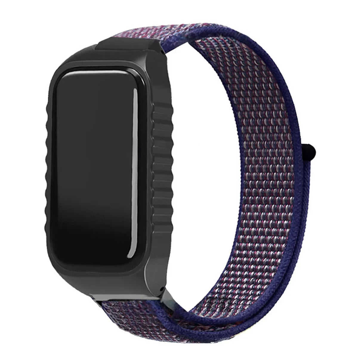 For Xiaomi Smart Band 8 Active Strap Nylon Loop Wristband Bracelet For Mi Band 8 Active Smart Watch Band Correa Belt Accessories Qme dark blue Redmi Band 2